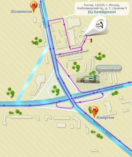 Схема проезда